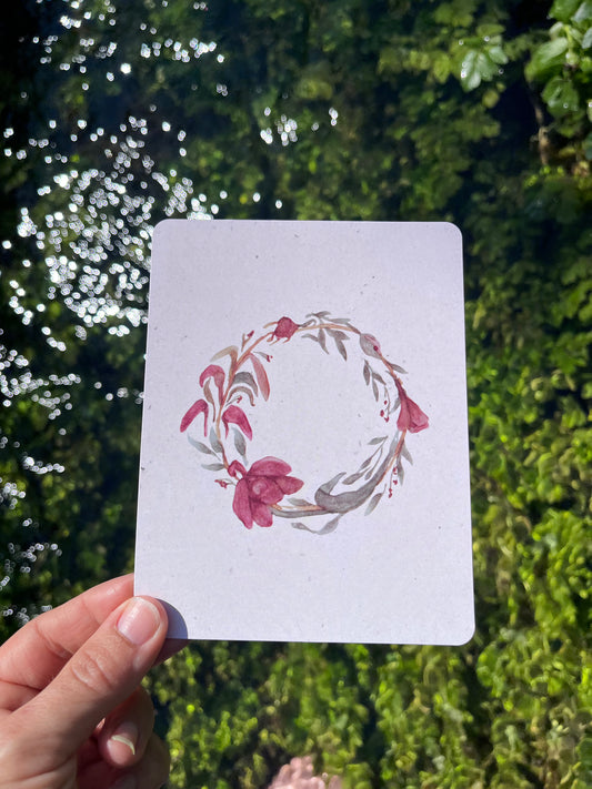 Florale Karte „the cycle.“