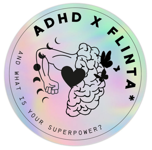 ADHD x FLINTA Sticker